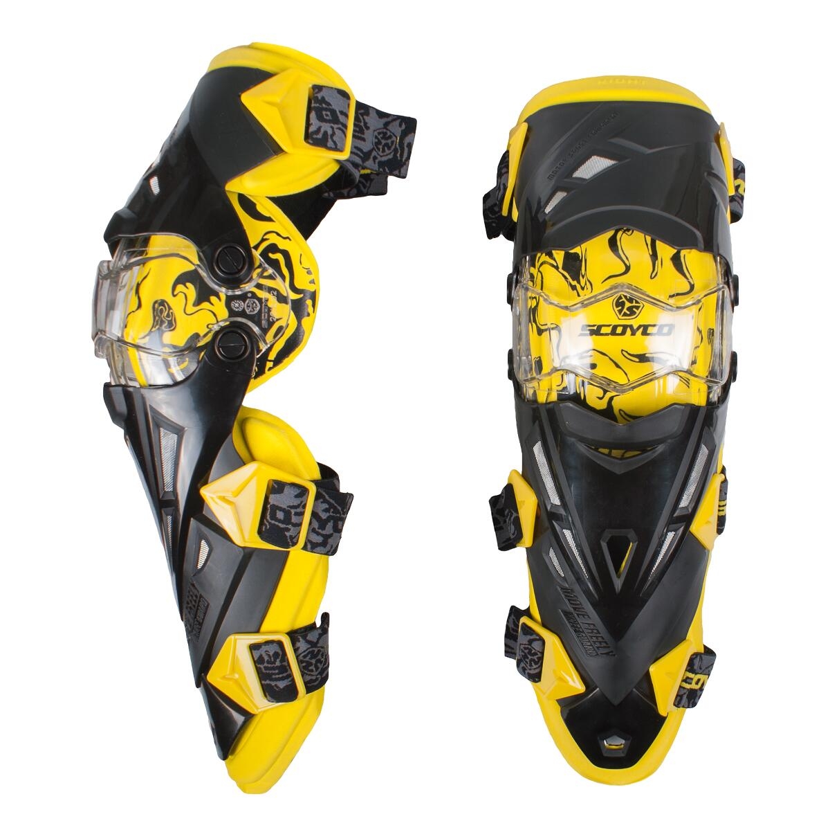 SCOYCO K12 - наколенники Yellow