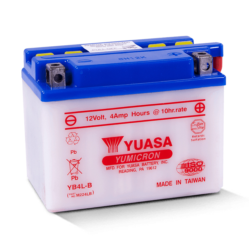 YUASA YB4L-B - аккумулятор HIGH PERFORMANCE