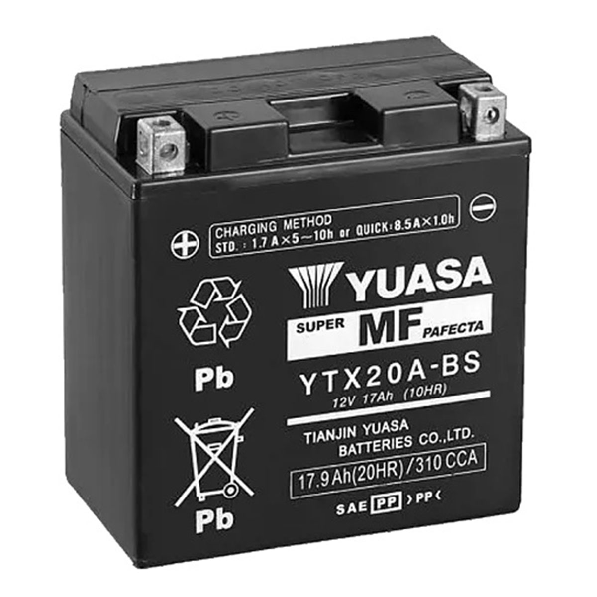 YUASA YTX20A-BS - аккумулятор MF