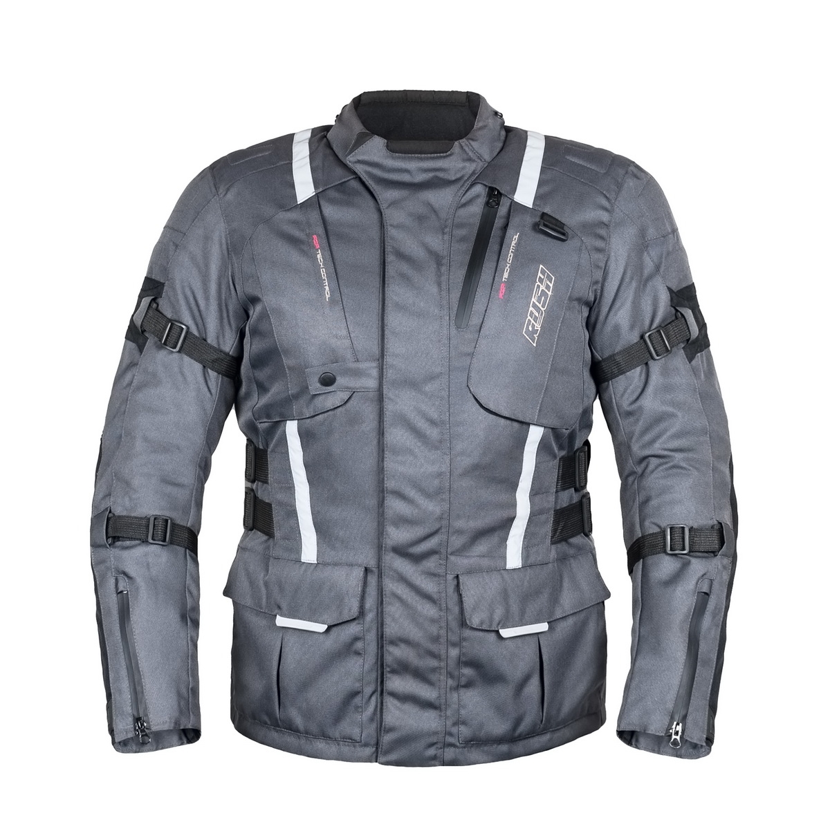 RUSH Long Ride Anthracite - текстильная мотокуртка, XXXXL