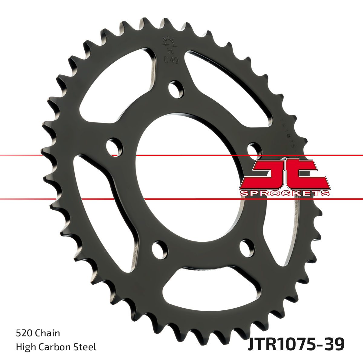 JT SPROCKETS JTR1075.39 - звезда приводная ведомая