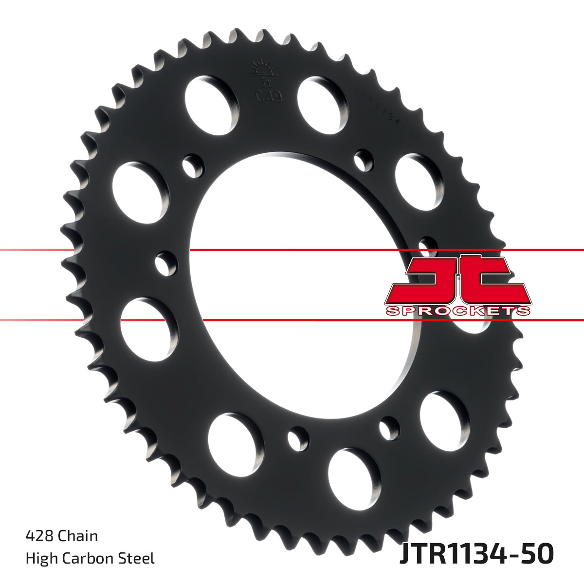 JT SPROCKETS JTR1134.50ZBK - звезда приводная ведомая (черная)