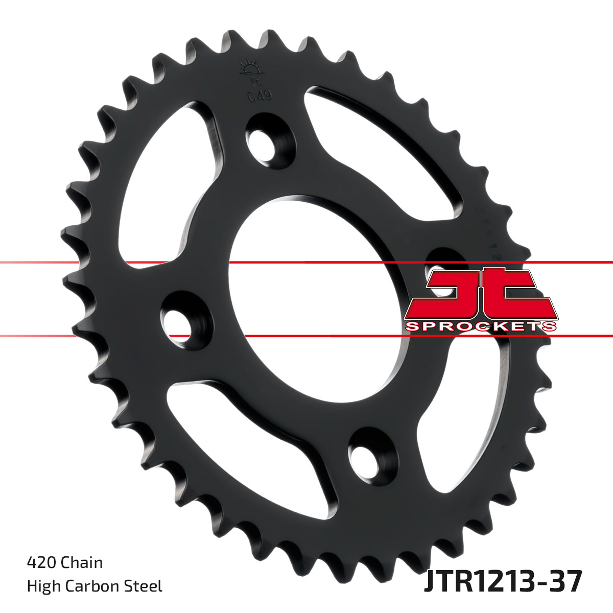 JT SPROCKETS JTR1213.37 - звезда приводная ведомая