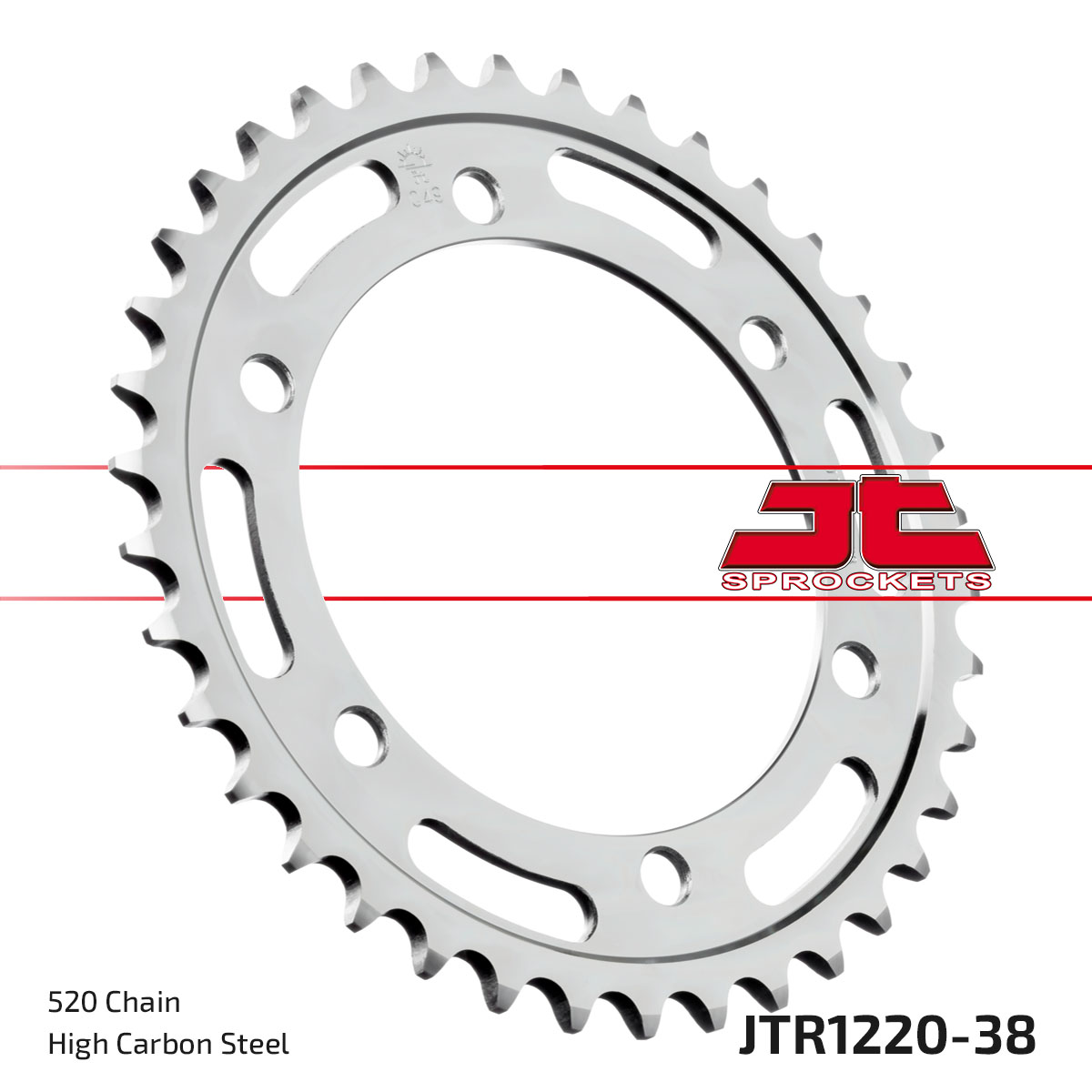 JT SPROCKETS JTR1220.38 - звезда приводная ведомая