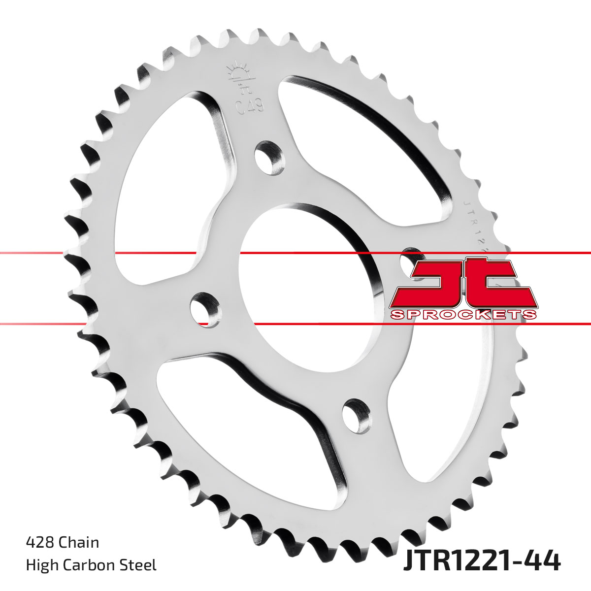 JT SPROCKETS JTR1221.44 - звезда приводная ведомая