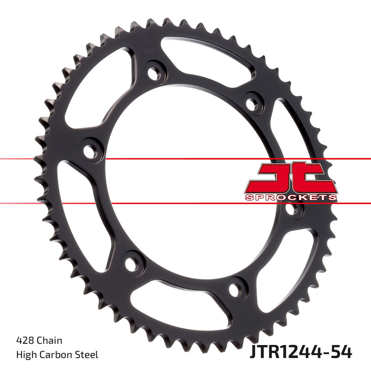 JT SPROCKETS JTR1244.54 - звезда приводная ведомая