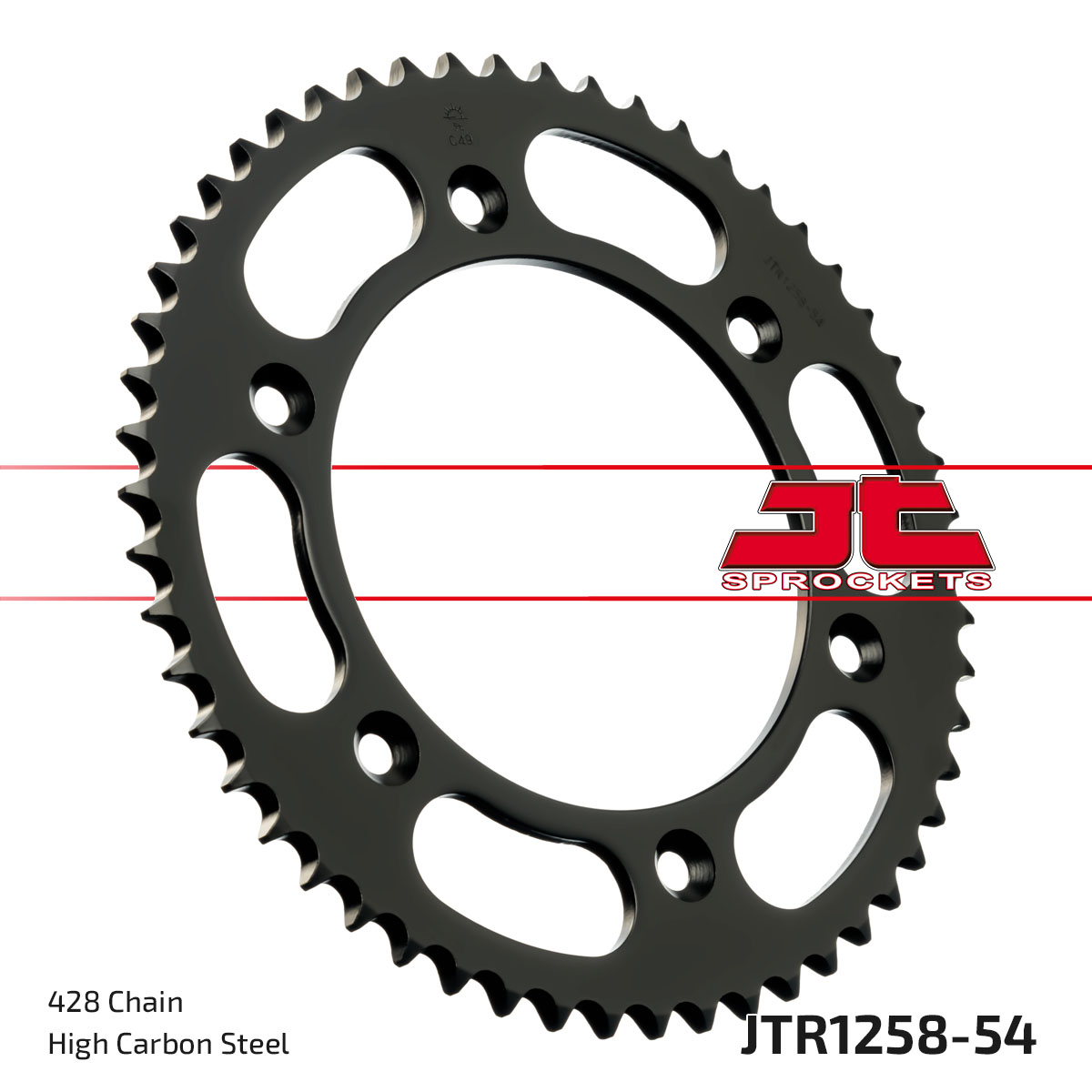 JT SPROCKETS JTR1258.54 - звезда приводная ведомая