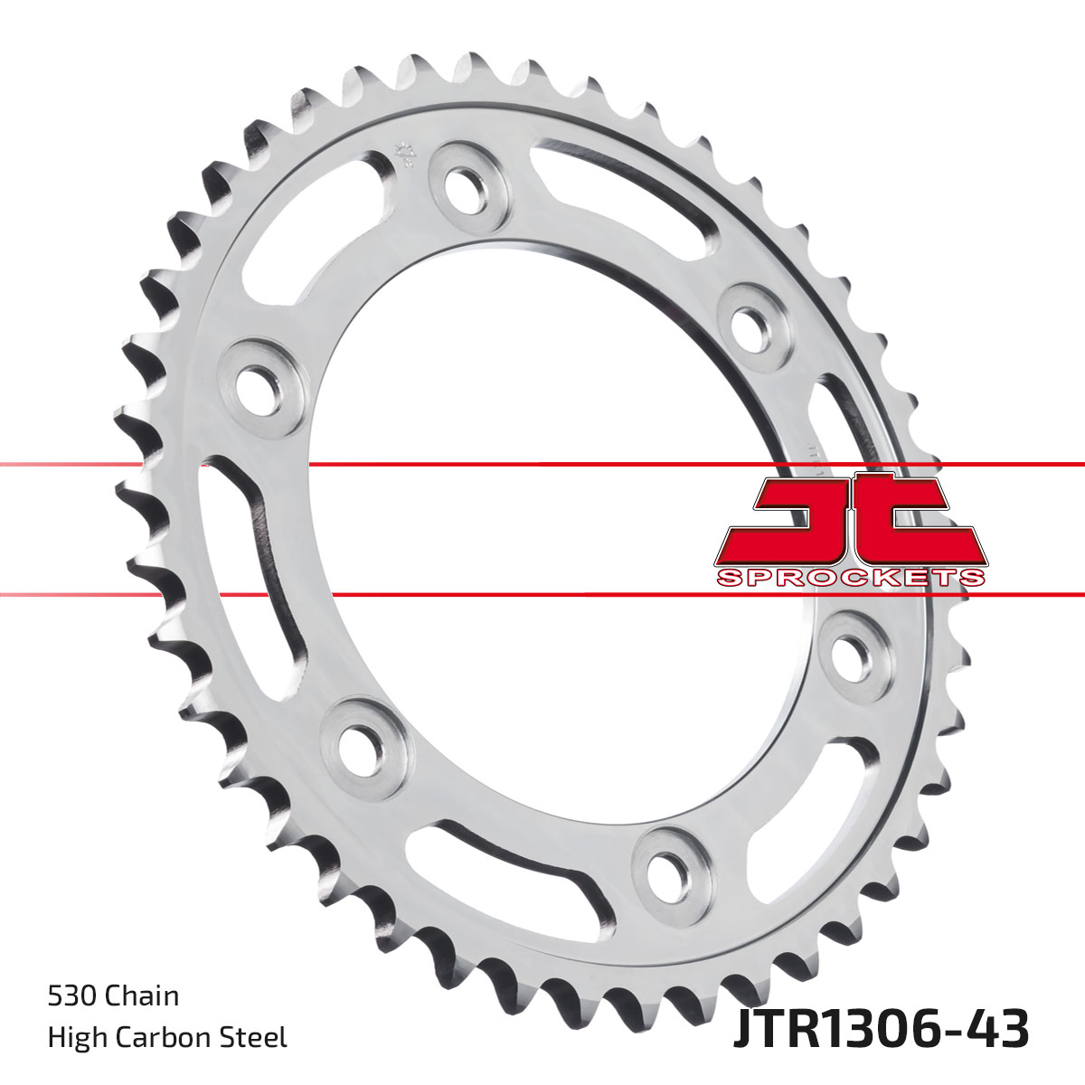 JT SPROCKETS JTR1306.43 - звезда приводная ведомая