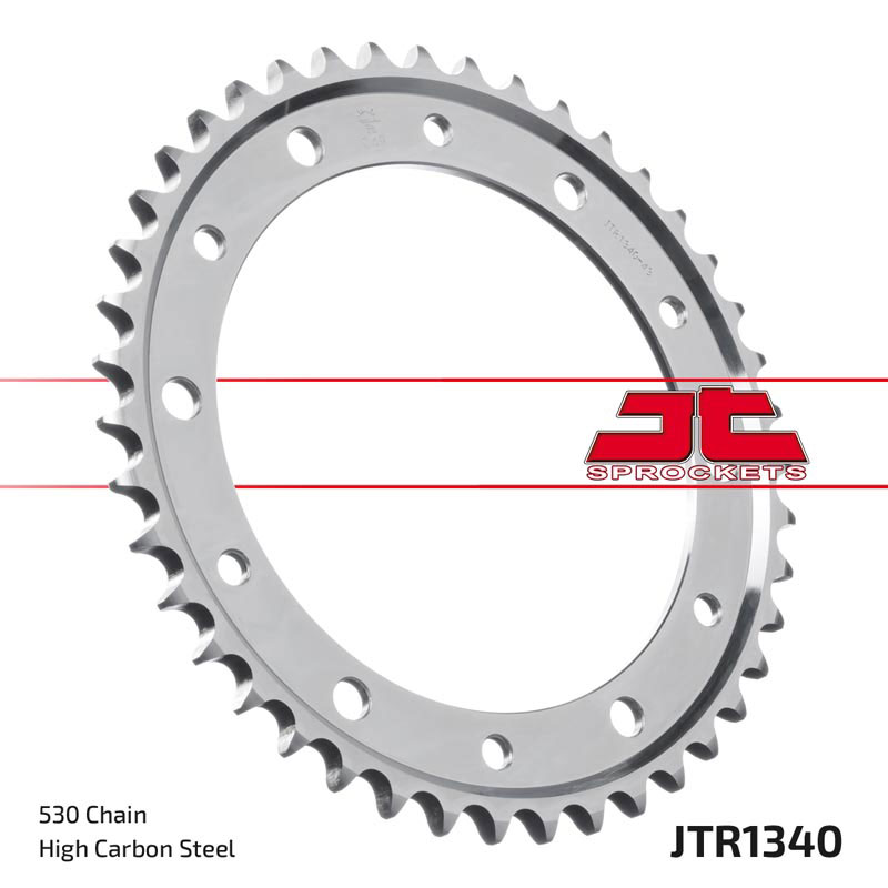 JT SPROCKETS JTR1340.43ZBK - звезда приводная ведомая (черная)