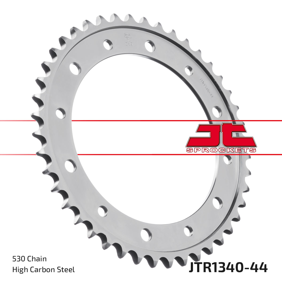 JT SPROCKETS JTR1340.44ZBK - звезда приводная ведомая (черная)