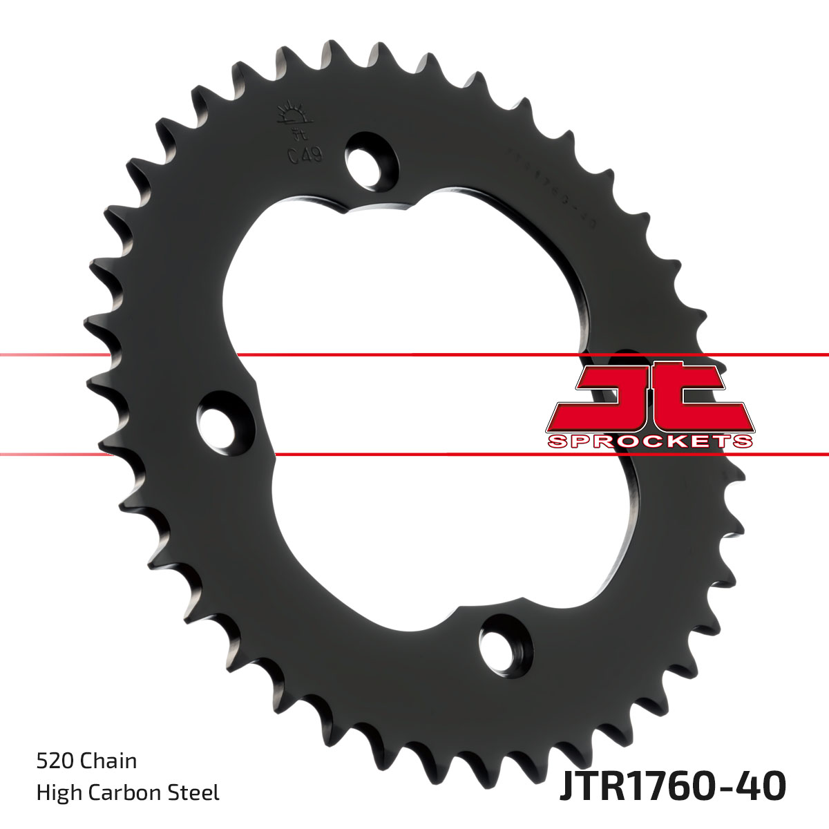 JT SPROCKETS JTR1760.40 - звезда приводная ведомая