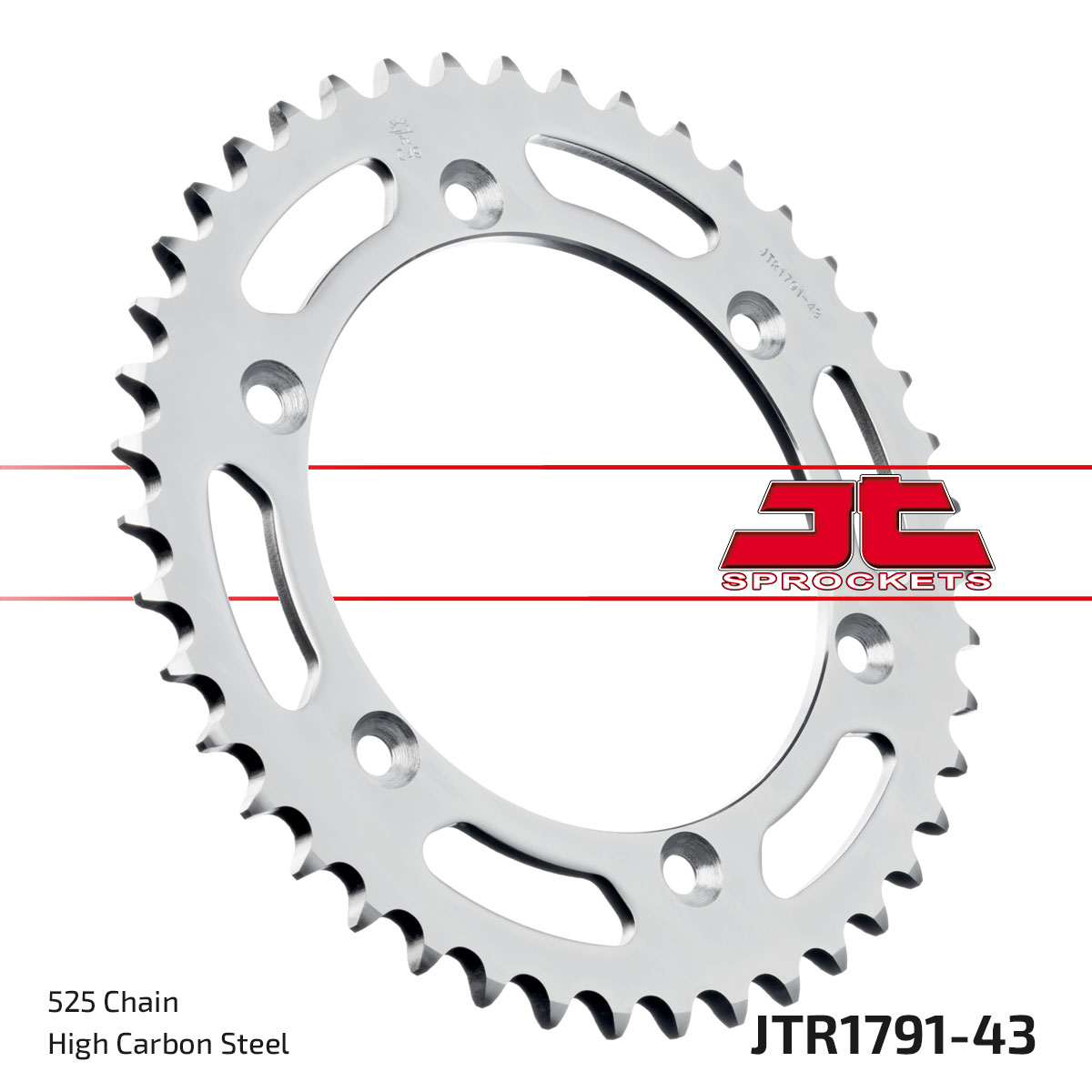 JT SPROCKETS JTR1791.43 - звезда приводная ведомая
