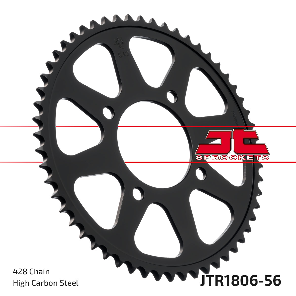 JT SPROCKETS JTR1806.56 - звезда приводная ведомая