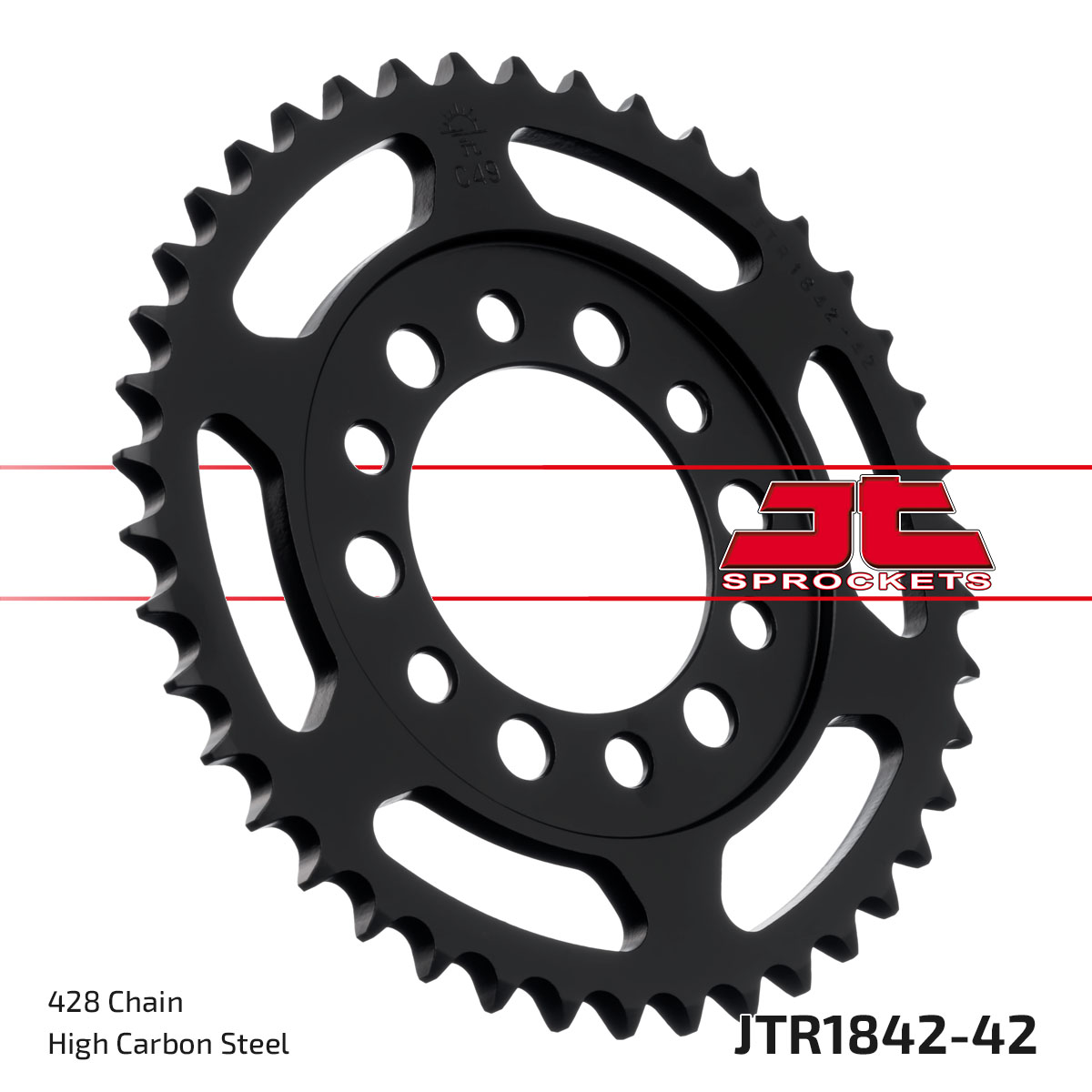 JT SPROCKETS JTR1842.42 - звезда приводная ведомая