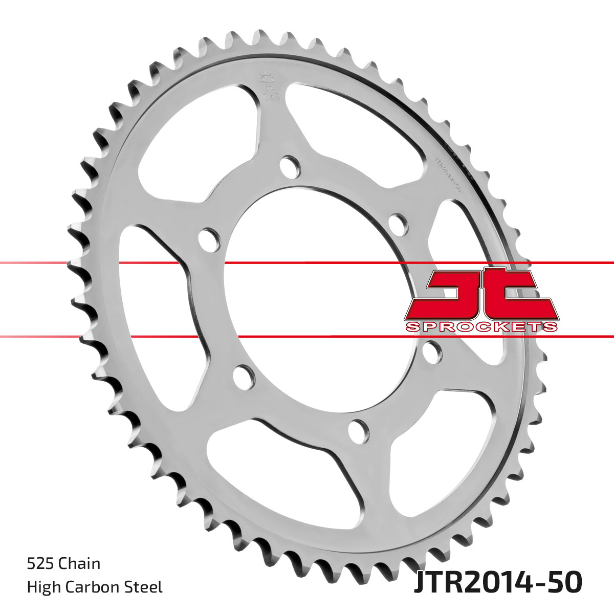 JT SPROCKETS JTR2014.50ZBK - звезда приводная ведомая (черная)