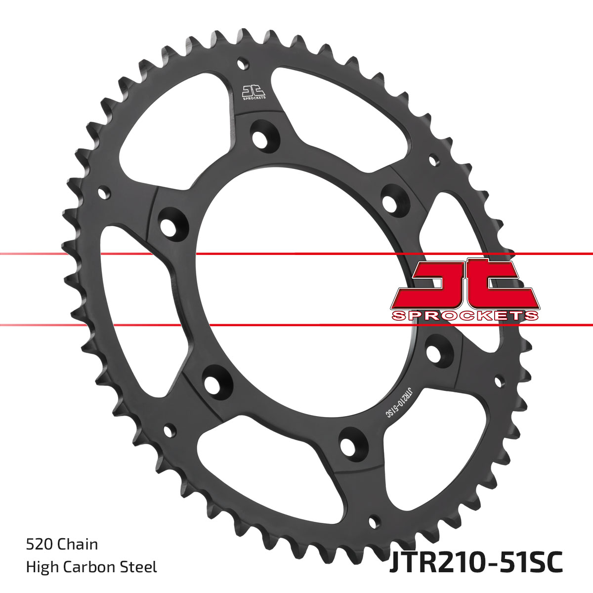 JT SPROCKETS JTR210.51SC - звезда приводная ведомая