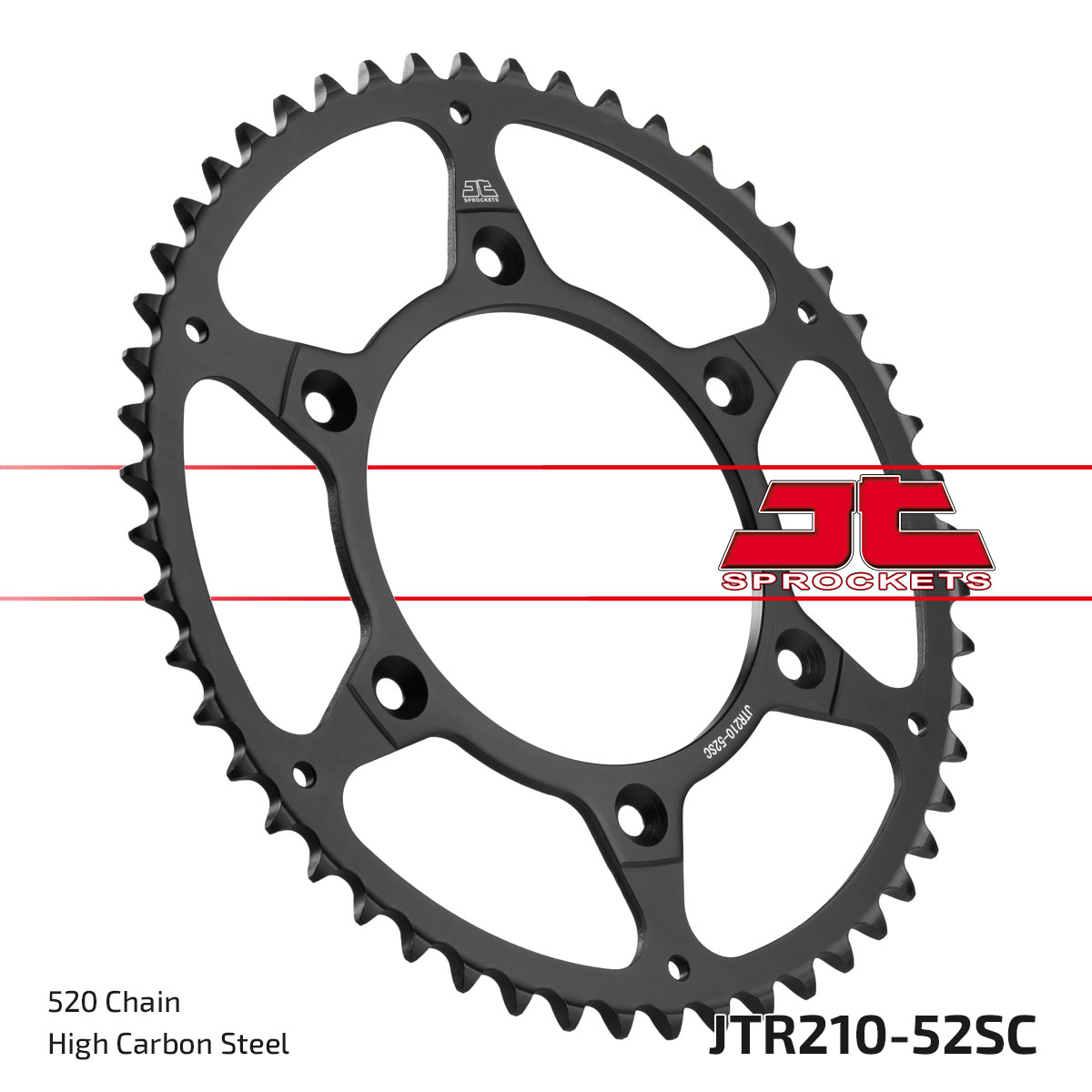 JT SPROCKETS JTR210.52SC - звезда приводная ведомая