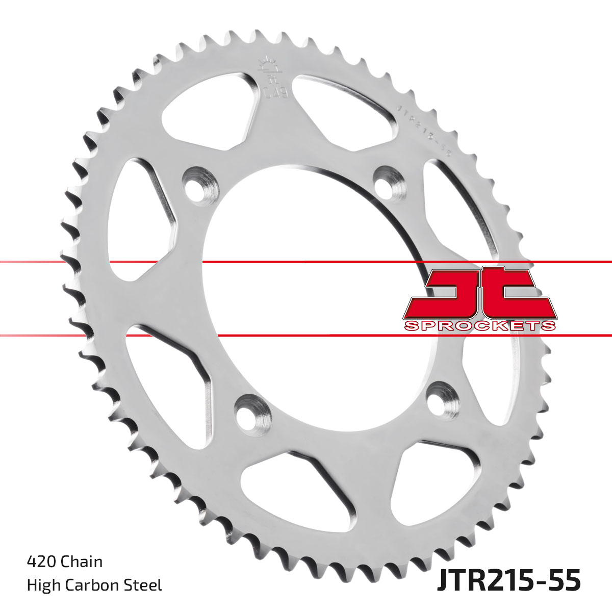 JT SPROCKETS JTR215.55 - звезда приводная ведомая