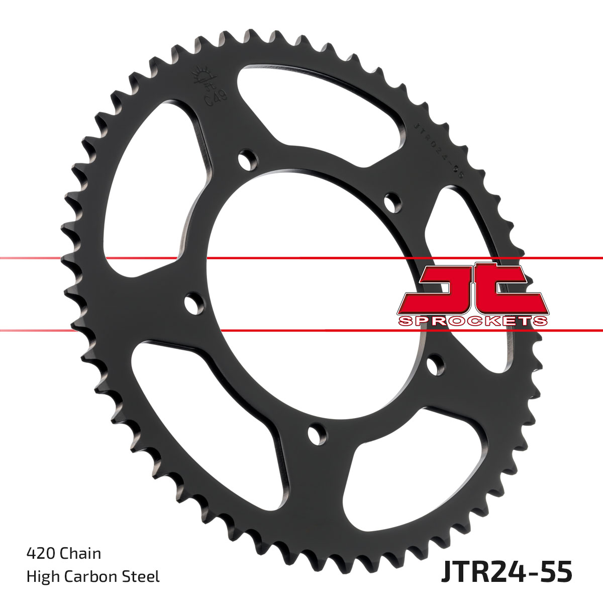 JT SPROCKETS JTR24.55 - звезда приводная ведомая