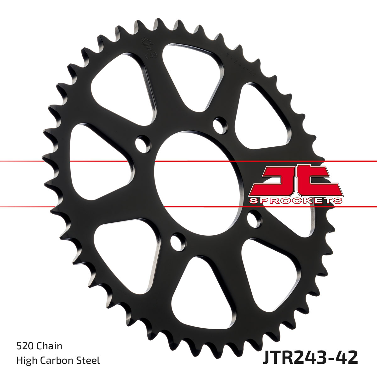 JT SPROCKETS JTR243.42 - звезда приводная ведомая