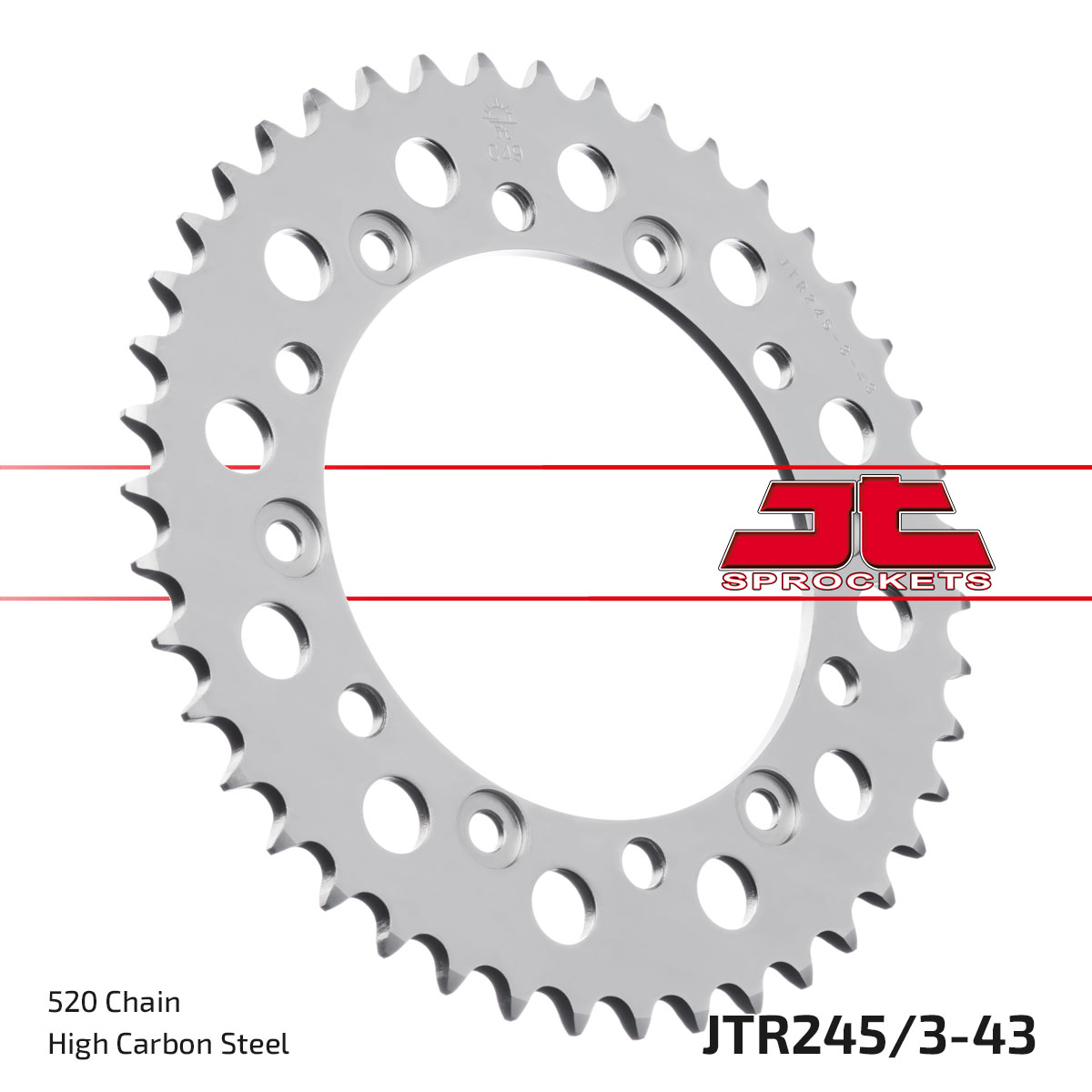 JT SPROCKETS JTR245/3.43 - звезда приводная ведомая