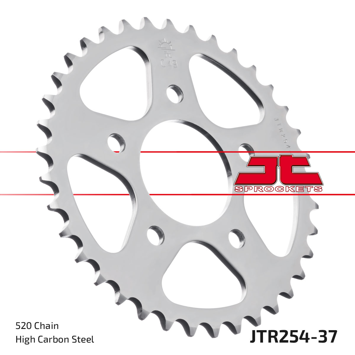 JT SPROCKETS JTR254.37 - звезда приводная ведомая