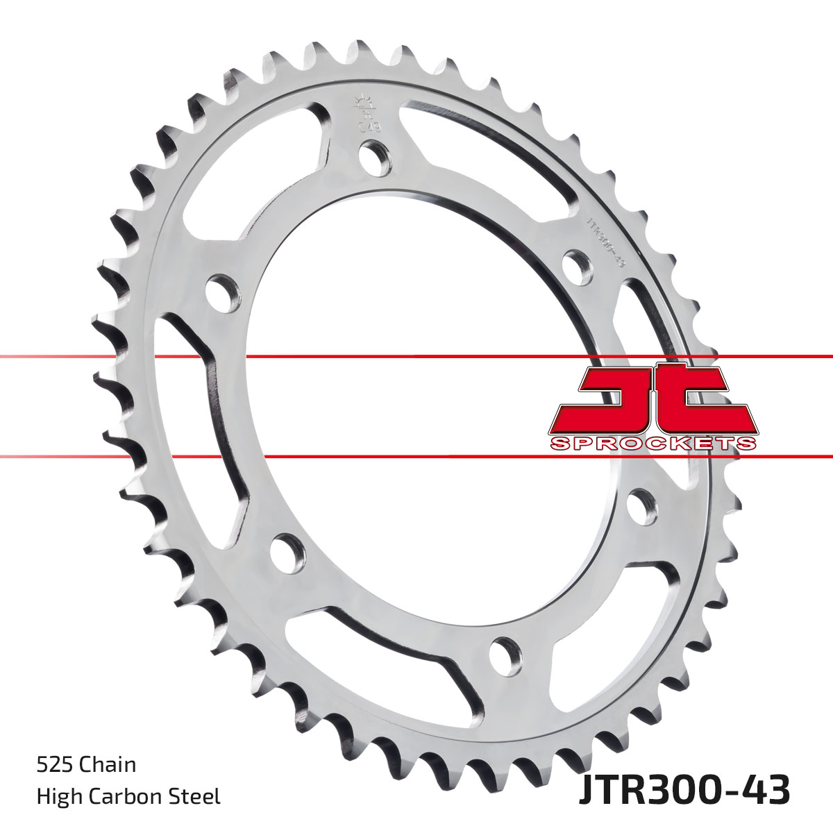 JT SPROCKETS JTR300.43 - звезда приводная ведомая
