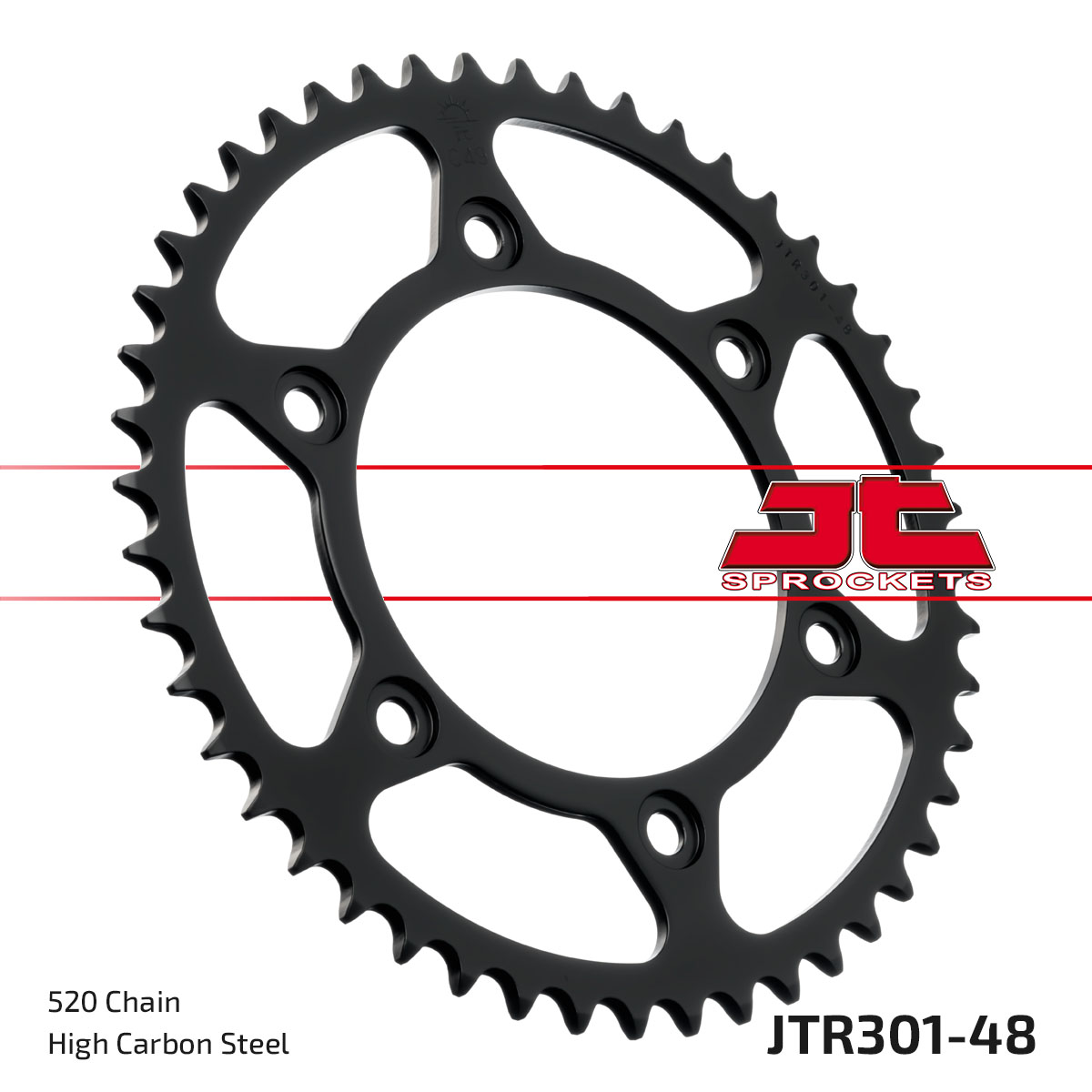 JT SPROCKETS JTR301.48 - звезда приводная ведомая