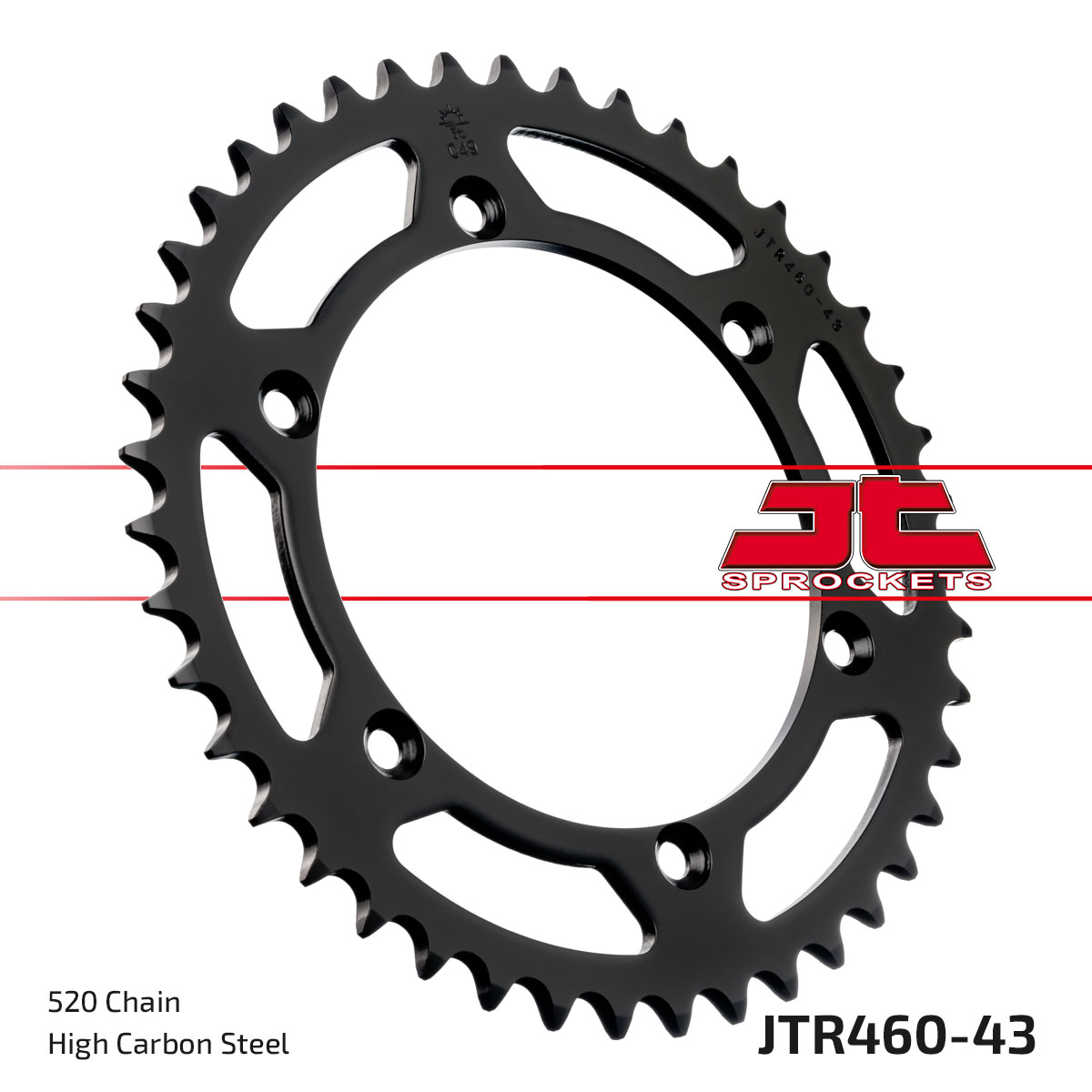 JT SPROCKETS JTR460.43 - звезда приводная ведомая