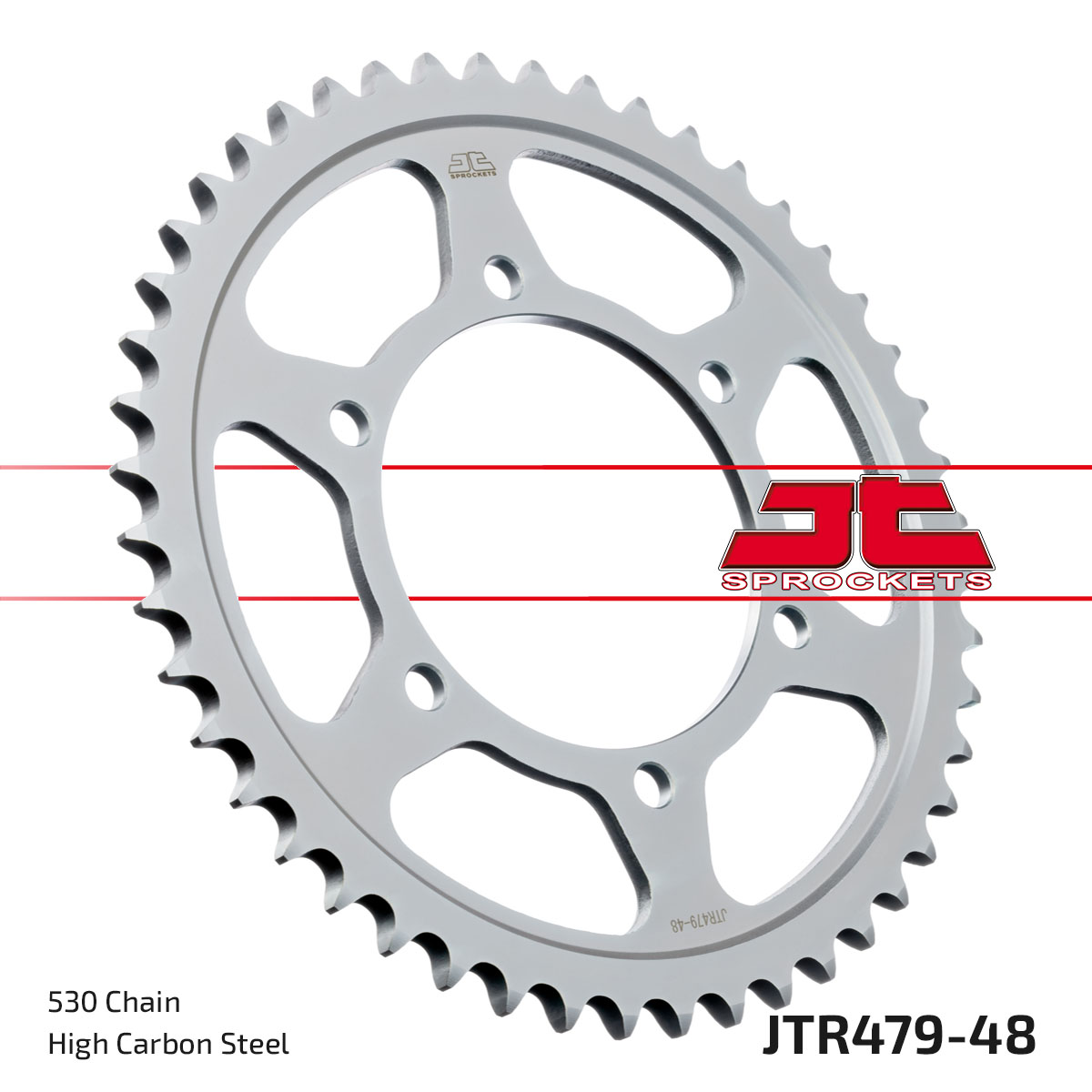 JT SPROCKETS JTR479.48ZBK - звезда приводная ведомая (черная)