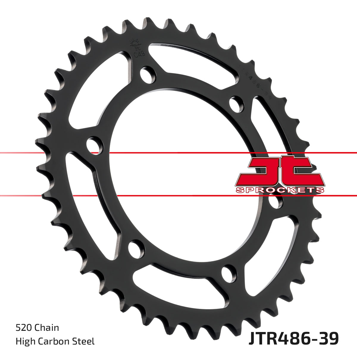 JT SPROCKETS JTR486.39 - звезда приводная ведомая