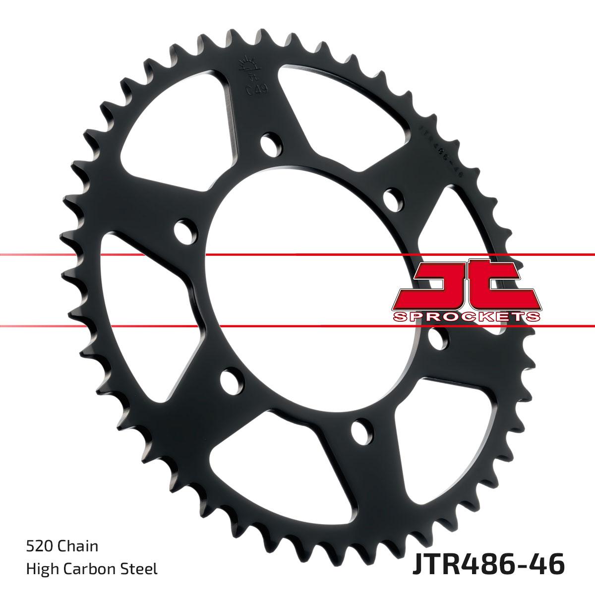 JT SPROCKETS JTR486.46 - звезда приводная ведомая