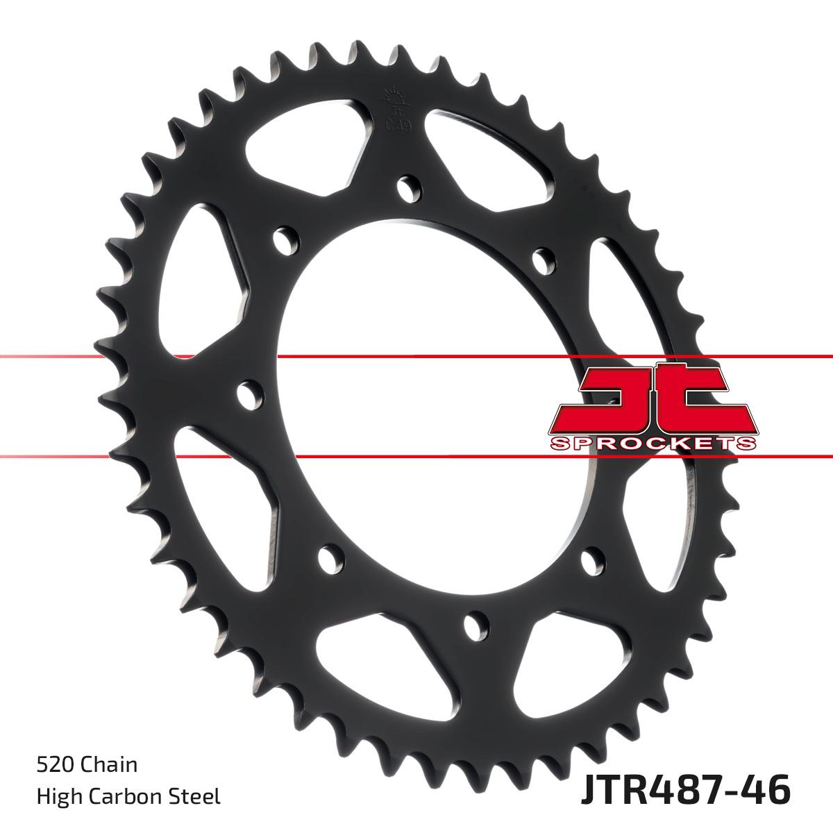 JT SPROCKETS JTR487.46 - звезда приводная ведомая