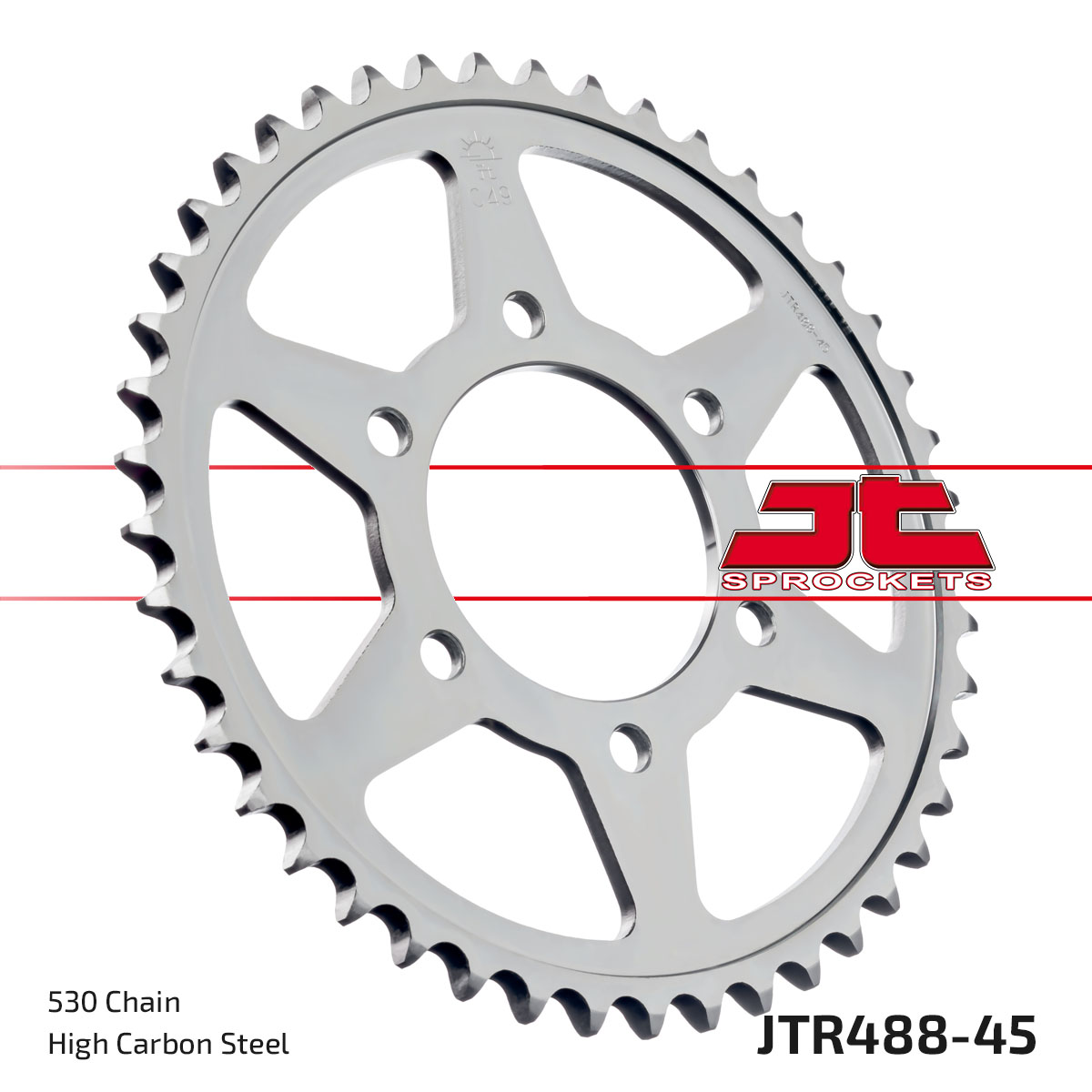 JT SPROCKETS JTR488.45 - звезда приводная ведомая