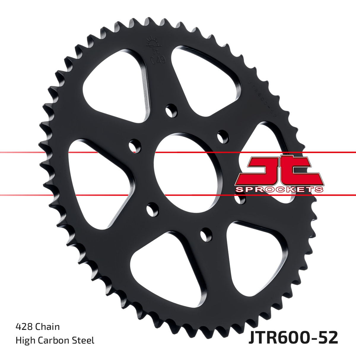 JT SPROCKETS JTR600.52 - звезда приводная ведомая