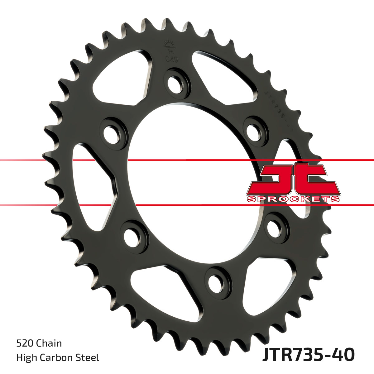 JT SPROCKETS JTR735.40 - звезда приводная ведомая