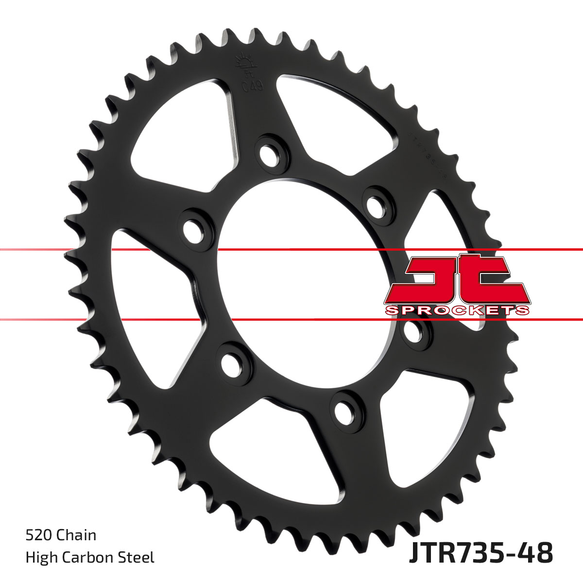 JT SPROCKETS JTR735.48 - звезда приводная ведомая