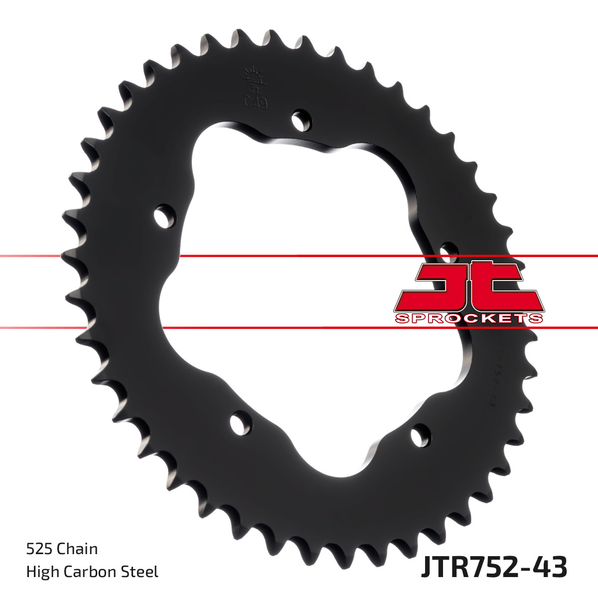 JT SPROCKETS JTR752.43 - звезда приводная ведомая