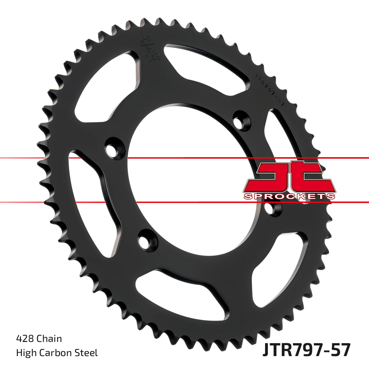 JT SPROCKETS JTR797.57 - звезда приводная ведомая
