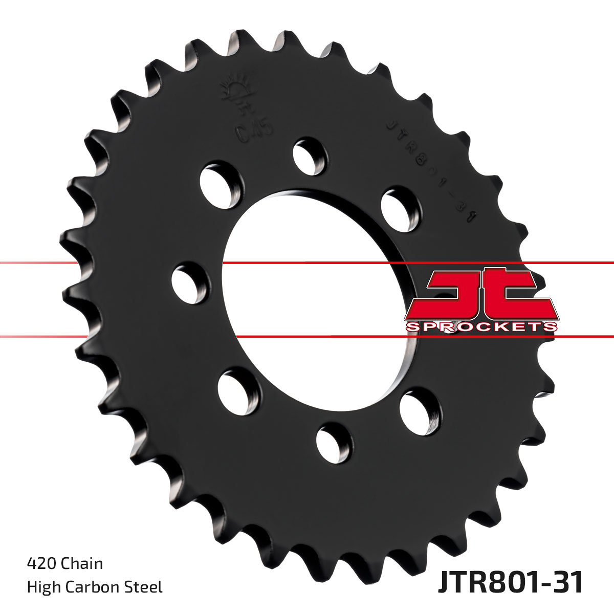 JT SPROCKETS JTR801.31 - звезда приводная ведомая