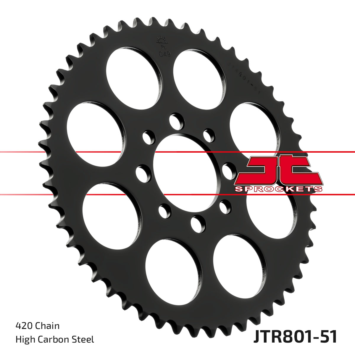 JT SPROCKETS JTR801.51 - звезда приводная ведомая