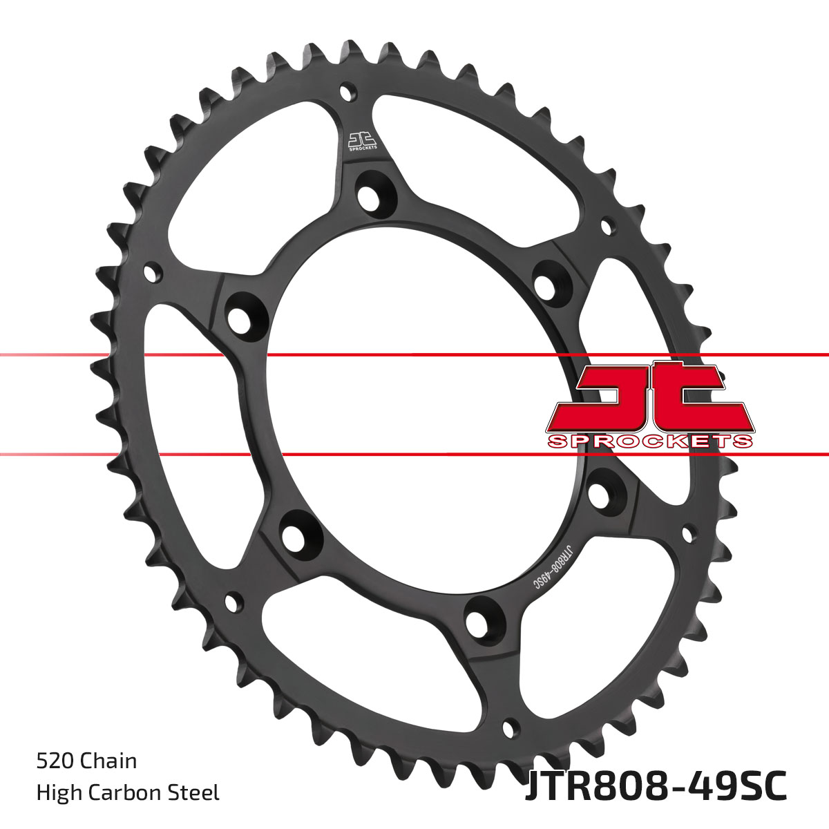 JT SPROCKETS JTR808.49SC - звезда приводная ведомая