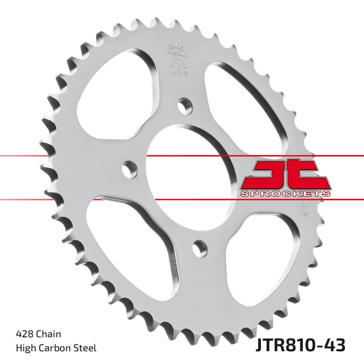 JT SPROCKETS JTR810.43 - звезда приводная ведомая