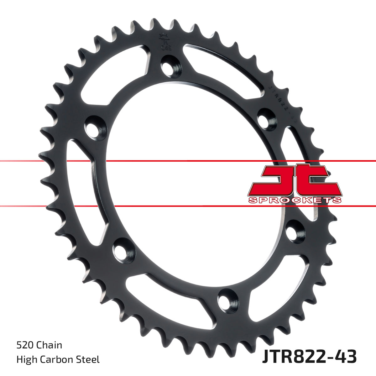 JT SPROCKETS JTR822.43 - звезда приводная ведомая