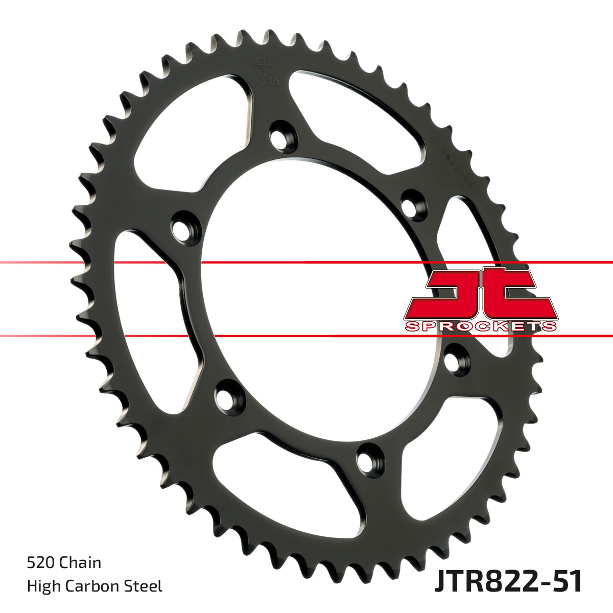 JT SPROCKETS JTR822.51 - звезда приводная ведомая