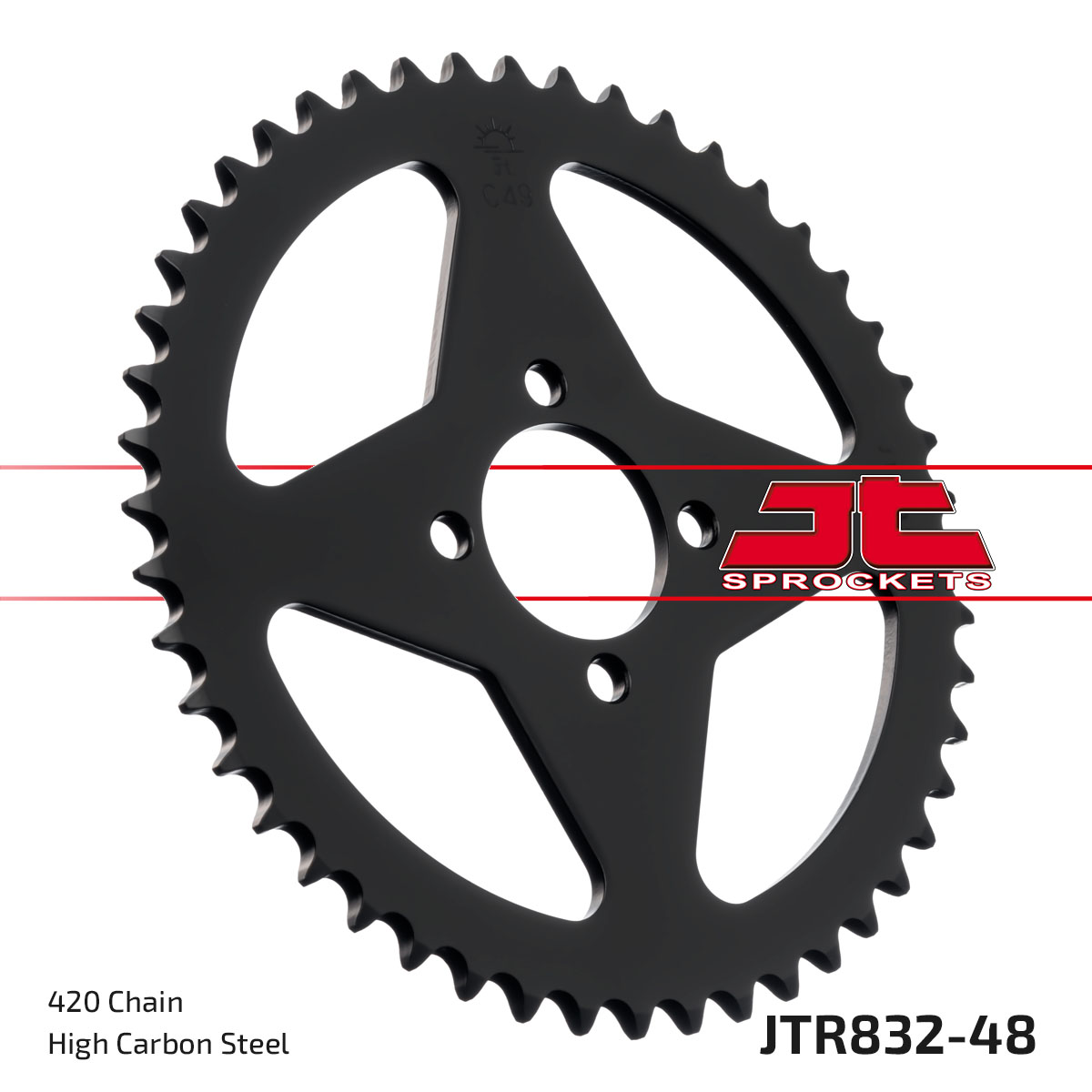 JT SPROCKETS JTR832.48 - звезда приводная ведомая