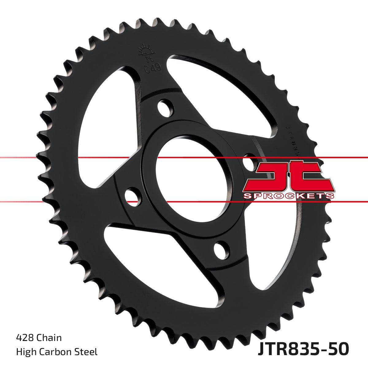 JT SPROCKETS JTR835.50 - звезда приводная ведомая