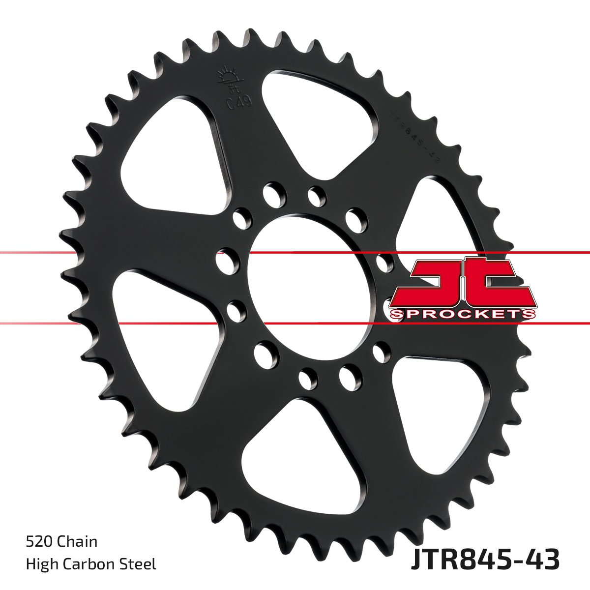 JT SPROCKETS JTR845.43 - звезда приводная ведомая