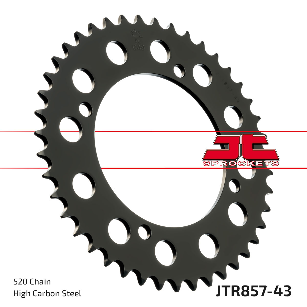 JT SPROCKETS JTR857.43 - звезда приводная ведомая