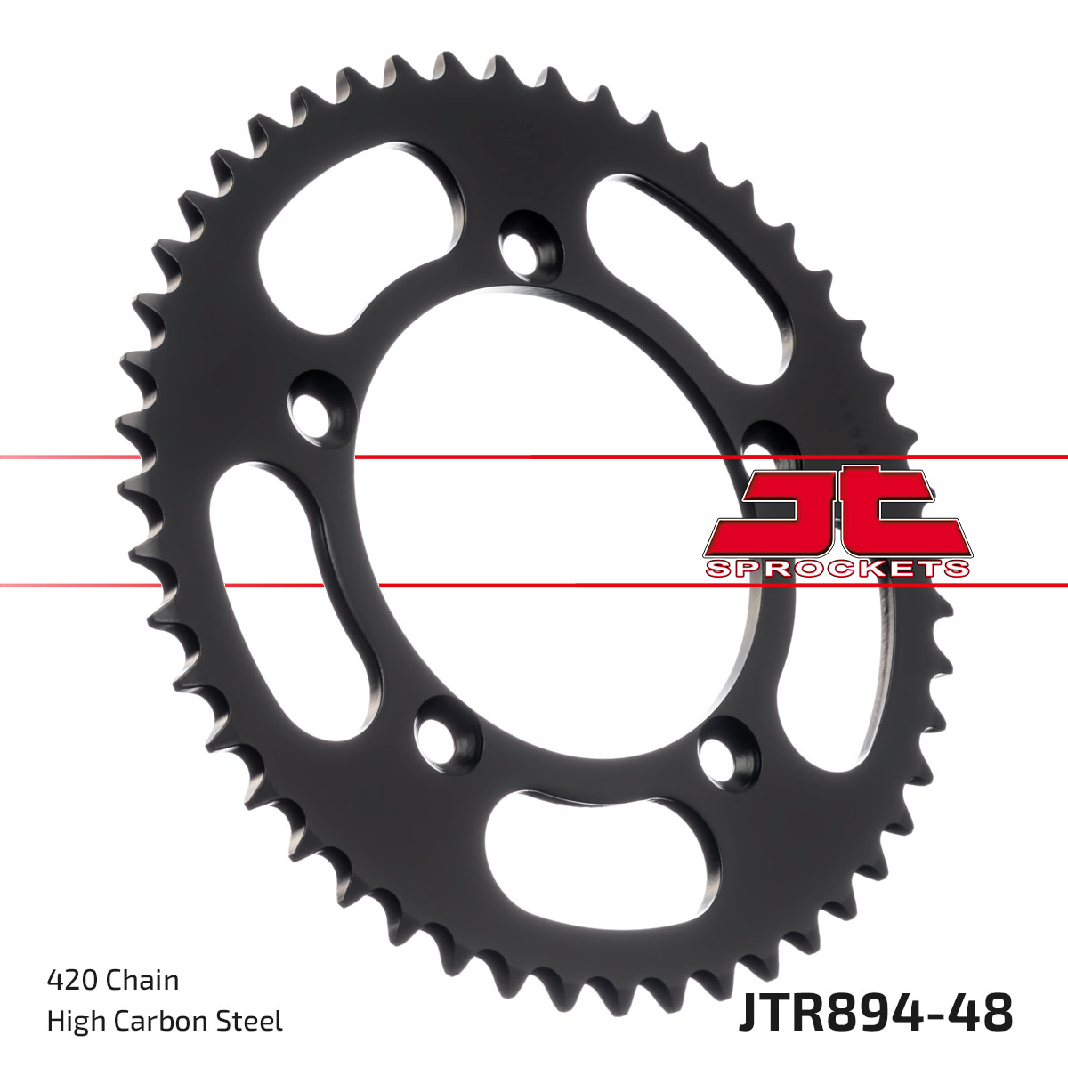 JT SPROCKETS JTR894.48ZBK - звезда приводная ведомая (черная)